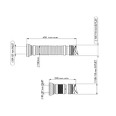 Çekvalfli Körüklü Klozet Gider Borusu/haşere Koku Önleyici Körüklü Klozet Kadası thumbnail 3