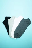 Dikişsiz Erkek Bilek Çorap Dört Mevsim Yumuşak Doku 4 Çift thumbnail 3