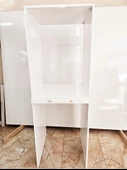 AMAZON MDF BEYAZ ÇAMAŞIR MAKİNESİ VE KURUTMA MAKİNESİ DOLABI - 5