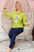 Bayan Uzun Kollu Pijama Takımı Model no 7573 - 2