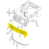 VW Polo HB Hatchback 1994-1999 Ön Tampon İç Demiri 6N0805551 - 6