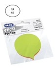 Mas 3671 Karma Renk Balon Şekilli 75 Yaprak Not Kağıdı - 1