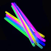 100 ADET KALIN GLOW STİCK PARTİ IŞIĞI NEON IŞIK FOSFORLU ÇUBUK IŞIKLI ÇUBUK ULTRA CANLI PARLAK IŞIK thumbnail 1