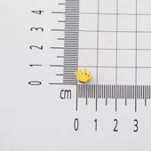 Kral Tacı 22 Ayar Pimli Altın Küpe thumbnail 4