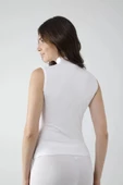 Vivaldi Kadın Beyaz Sıfır Kol Balıkçı Body 350 - 3