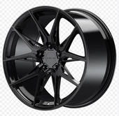 5*100*17*7.5 ET35 CH67.1 GLOSSY BLACK MARSEILLE ARC-G693-09 - 1