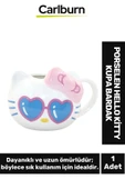 Özel Tasarım Dekoratif Şık Hediyelik Sevgili Eş Dost Arkadaş Porselen Hello Kitty Kupa Bardak - 1
