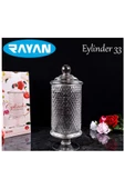 Rayan 33  Cm Eylinder Fanus Şekerlik - 1