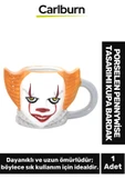 Özel Tasarım Dekoratif Şık Hediyelik Porselen Pennywise Tasarımı Kupa Bardak 11*19 Cm - 1
