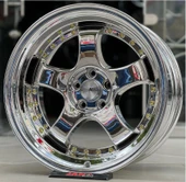 5*120*18*8.5 ET25 CH73.1 CHROME GOLD RÝVETS SSR - 1