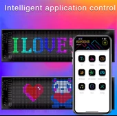 Pixel Led Panel Animasyon Yazı Göz Ekleme 9×37Cm - 4