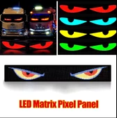 Pixel Led Panel Animasyon Yazı Göz Ekleme 9×37Cm - 2