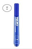 Noki 1800 Marker Yuvarlak Uç Mavi Kalem 12'Li - 1