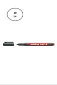 Edding Asetat Kalemi-Silgili Kırmızı E-147S 10'lu - 1