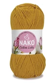 5 Adet Cotton Lüks Yelek Tunik Kazak Bluz Hırka İpi Yünü Hardal 97555 - 2