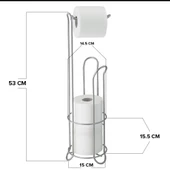 Hometarz Banyo Wc Peçetelik Tuvalet Yedek Hazneli Kağıtlık 54 Cm - 8