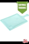 Kesme Tahtası Kaydırmaz Plastik Kesme Sunum Tahtası Pratik Kesim Panosu 165x315 Mm Royaleks-FR-105 - 6