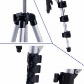 Knmaster Tripod Telefon ve Kamera Uyumlu + ÇANTA + SU TERAZİSİ + ADAPTÖR 105cm TP-105S - 3