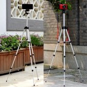Knmaster Tripod Telefon ve Kamera Uyumlu + ÇANTA + SU TERAZİSİ + ADAPTÖR 105cm TP-105S - 6