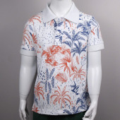 North Star Fashion Polo Yaka Erkek Çocuk T-shirt Beyaz - 1