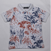 North Star Fashion Polo Yaka Erkek Çocuk T-shirt Beyaz - 2