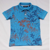 North Star Fashion Polo Yaka Erkek Çocuk T-shirt Turkuaz - 2