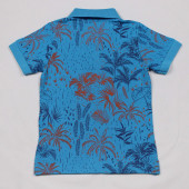 North Star Fashion Polo Yaka Erkek Çocuk T-shirt Turkuaz - 3
