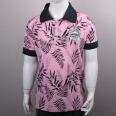 North Star Fashion Polo Yaka Baskılı Nakışlı Erkek Çocuk T-Shirt Pembe - 1