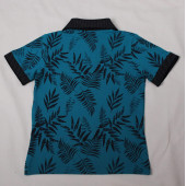 North Star Fashion Polo Yaka Baskılı Nakışlı Erkek Çocuk T-Shirt Petrol Yeşili - 3