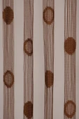 KÜÇÜK PUANLI MODEL ACI KAHVE RENK HAZIR İP PERDE 300*270 cm - 3