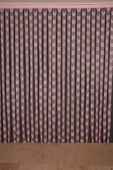 KELEBEK  MODEL PEMBE RENK İP PERDE HAZIR DÜĞMELERİ DİKİLMİŞ İP PERDE 300*280 cm thumbnail 2