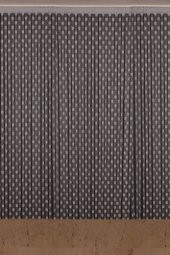 PUANLI MODEL GRİ RENK İP PERDE HAZIR DÜĞMELERİ DİKİLMİŞ İP PERDE 300*270 cm - 1