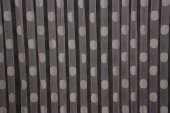 PUANLI MODEL GRİ RENK İP PERDE HAZIR DÜĞMELERİ DİKİLMİŞ İP PERDE 300*270 cm - 3