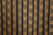 KELEBEK  MODEL GOLD RENK İP PERDE HAZIR DÜĞMELERİ DİKİLMİŞ İP PERDE 300*270 cm - 3