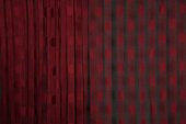 PUANLI MODEL BORDO RENK İP PERDE HAZIR DÜĞMELERİ DİKİLMİŞ İP PERDE 300*270 cm - 5