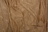 KUŞ MODEL GOLD RENK TEK KANAT Dikilmiş Pileli Fon Perde 300*260 Cm - 4