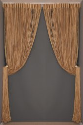 İP MODEL GOLD RENK İP PERDE 300*280 cm - 2 mm şerit - 8