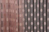 PUANLI MODEL PUDRA RENK HAZIR İP PERDE 300*280 cm - 4
