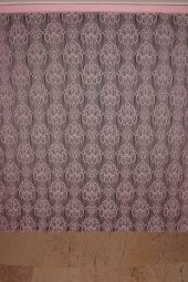 ÖRÜMCEK  MODEL PEMBE RENK İP PERDE HAZIR DÜĞMELERİ DİKİLMİŞ İP PERDE 300*280 cm - 2