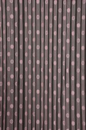 KÜÇÜK PUANLI MODEL PEMBE RENK HAZIR İP PERDE 300*270 cm - 1