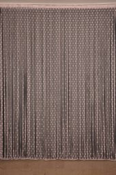 KÜÇÜK PUANLI MODEL PUDRA RENK HAZIR İP PERDE 300*280 cm - 2