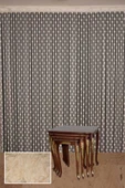 PUANLI MODEL KREM RENK HAZIR İP PERDE 300*280 cm thumbnail 2