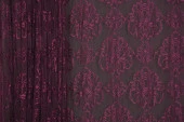 ÖRÜMCEK ÇİFT RENK MOR İP PERDE HAZIR DÜĞMELERİ DİKİLMİŞ İP PERDE 300*280 cm thumbnail 3