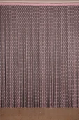 KÜÇÜK PUANLI MODEL PEMBE RENK HAZIR İP PERDE 300*270 cm thumbnail 2