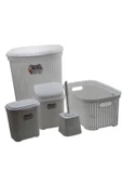 Petek 5 Li Banyo Çeyiz Seti Royaleks-MRD307-Dv - 1