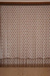 KALPLİ MODEL ACI KAHVE RENK İP PERDE HAZIR İP PERDE 300*270 - 1