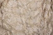 YAPRAK  MODEL VİZON RENK İP PERDE HAZIR DÜĞMELERİ DİKİLMİŞ İP PERDE 300*270 cm - 5