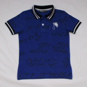North Star Fashion Polo Yaka Baskılı Nakışlı Erkek Çocuk T-Shirt Saks - 2