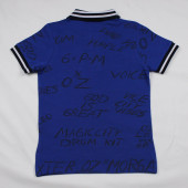 North Star Fashion Polo Yaka Baskılı Nakışlı Erkek Çocuk T-Shirt Saks - 3