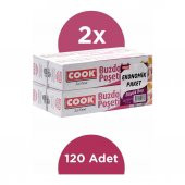 Cook Buzdolabı Poşeti Büyük Boy 30 x 45 cm 2li Paket (120 adet) - 1
